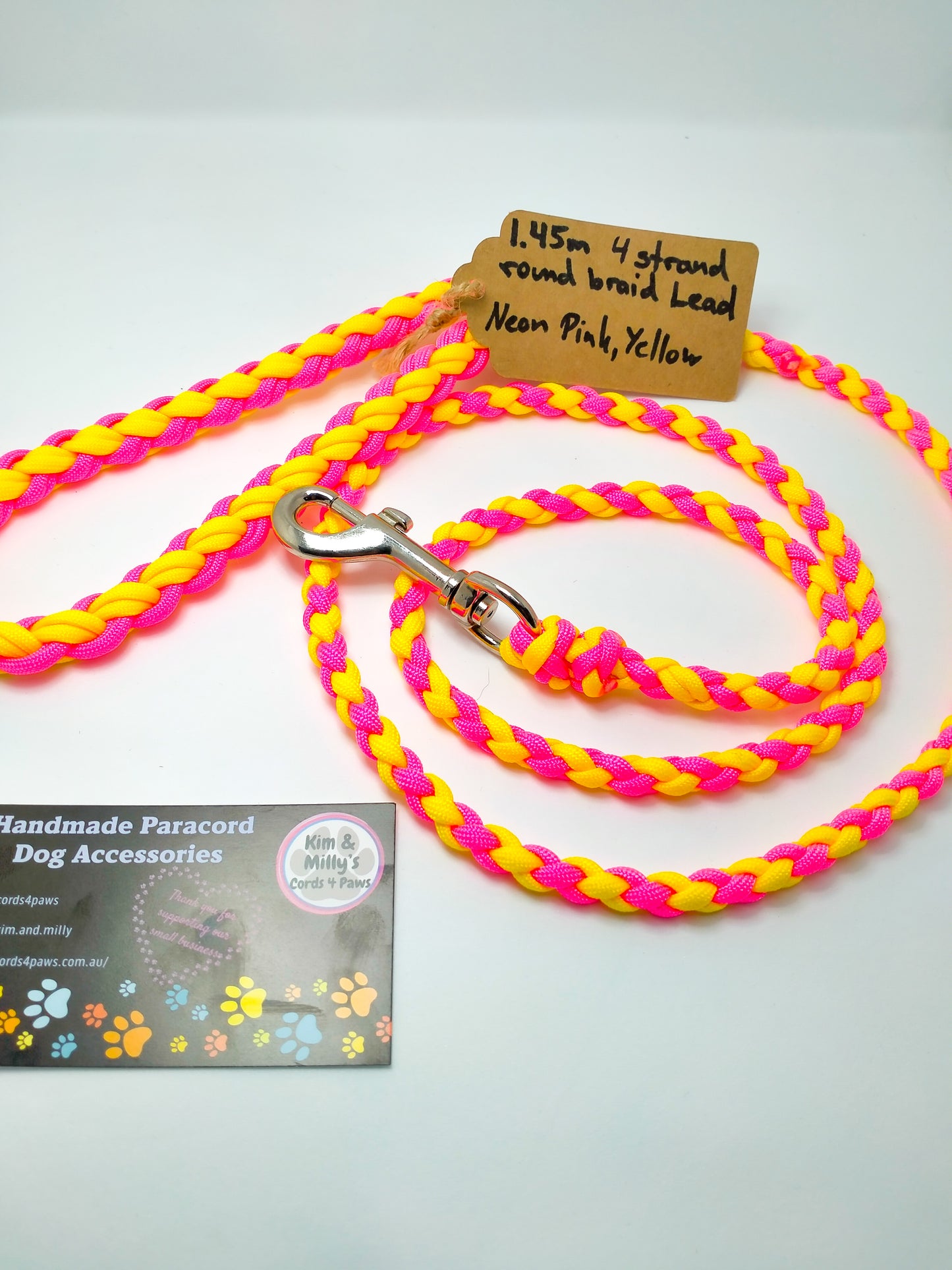 Dog Lead - 4 Strand Round Braid