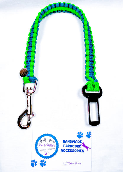 Pre Made: Car Restraint, 40cm, Neon Green, Teal