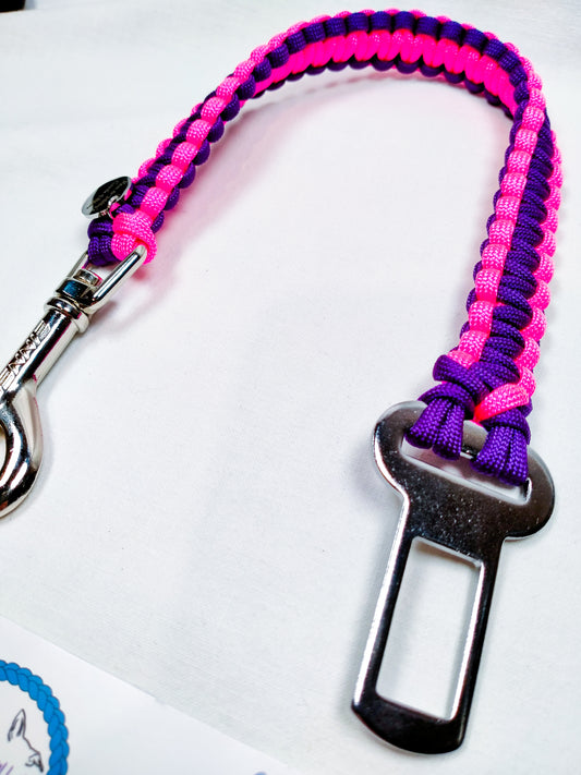 Pre Made: Car Restraint, Neon Pink, Purple, 35cm