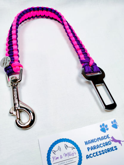 Pre Made: Car Restraint, Neon Pink, Purple, 35cm