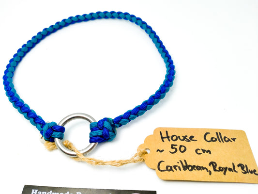 Pre Made: House Collar - Royal Blue, Caribbean, 50cm